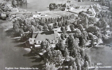 Smedjebacken, Flygfoto över Söderbärke Kyrka 1962 Smedjebacken, Flygfoto över Söderbärke Kyrka 1962