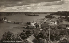 Smedjebacken, Utsikt från Kyrktornet, Söderbärke 1941 Smedjebacken, Utsikt från Kyrktornet, Söderbärke 1941