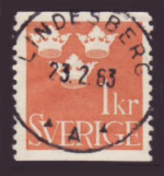 Lindesbergs  Frimärke 23/2 1963