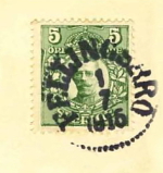 Fellingsbro Frimärke 1/7 1916 Fellingsbro Frimärke 1/7 1916