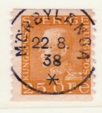 Mörbylånga Frimärke 20/8 1938 Mörbylånga Frimärke 20/8 1938