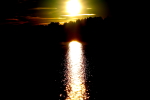Lindesberg, Kvällsbild över sjön Lindesberg, Kvällsbild över sjön