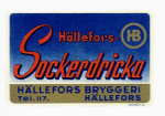 Hällefors Bryggeri Sockerdricka