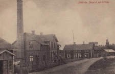 Sala, Möklinta, Mejeriet och Kyrkan 1907 Sala, Möklinta, Mejeriet och Kyrkan 1907