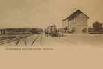 Klintehamns Jernvägsstation. Gotland 1903 Klintehamns Jernvägsstation. Gotland 1903