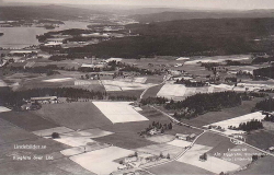 Flygfoto över Löa 1939 Flygfoto över Löa 1939