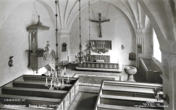 Hallstahammar. Bergs kyrka, interiör