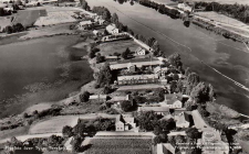 Borlänge, Flygfoto över Tylla, Torsång 1956