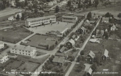Borlänge, Flygfoto över Tjärna, Nya skola Borlänge, Flygfoto över Tjärna, Nya skola