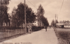Borlänge. Landsvägen genom Kvarnsveden Borlänge. Landsvägen genom Kvarnsveden