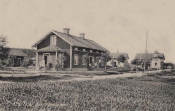 Borlänge, Parti av Kvarnsveden 1907 Borlänge, Parti av Kvarnsveden 1907