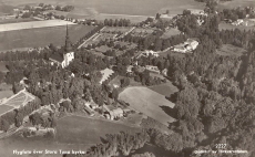 Borlänge, Flygfoto över Stora Tuna Kyrka Borlänge, Flygfoto över Stora Tuna Kyrka