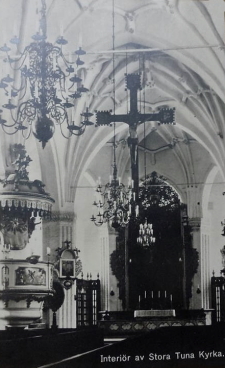 Borlänge, Interiör av Stora Tuna Kyrka Borlänge, Interiör av Stora Tuna Kyrka