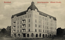 Karlstad, Järnvägsgatan, Hotell Drott 1910 Karlstad, Järnvägsgatan, Hotell Drott 1910
