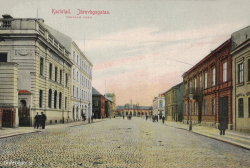Järnvägsgatan, Karlstad 1908 Järnvägsgatan, Karlstad 1908