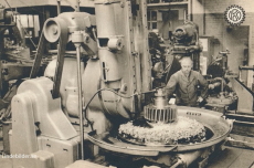 Karlstad, Interiör av Karlstads mekaniska verkstad 1954 Karlstad, Interiör av Karlstads mekaniska verkstad 1954