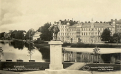 Karlstad, Carl d, IX:s Staty, Utsikt från Residenset 1927 Karlstad, Carl d, IX:s Staty, Utsikt från Residenset 1927
