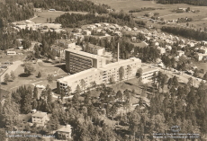 Lasarettet, Lindesberg.  Flygfoto 1961