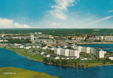 Flygfoto Karlstad, Stadsdelen Orrholmen