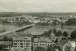 Karlstad, Utsikt från Kyrktornet 1947 Karlstad, Utsikt från Kyrktornet 1947
