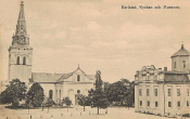 Karlstad, Kyrkan och Museum 1921 Karlstad, Kyrkan och Museum 1921
