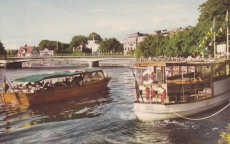 Karlstad, Rundtursbåtar på Klarälven 1950 Karlstad, Rundtursbåtar på Klarälven 1950