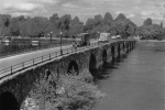 Karlstad, Östra Bron, Sveriges längsta Stenbro 1955 Karlstad, Östra Bron, Sveriges längsta Stenbro 1955