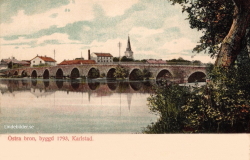 Östra Bron, Byggd 1793, Karlstad 1915 Östra Bron, Byggd 1793, Karlstad 1915