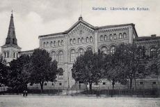 Karlstad, Läroverket och Kyrkan Karlstad, Läroverket och Kyrkan
