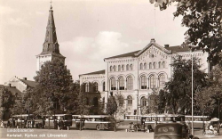 Karlstad, Kyrkan och Läroverket 1943 Karlstad, Kyrkan och Läroverket 1943