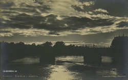Karlstad, Klarälven i månsken 1926 Karlstad, Klarälven i månsken 1926