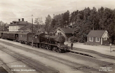 Hallstahammar. Kolbäcks Järnvägsstation