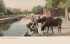 Trosa, Strandparti från Ån 1907 Trosa, Strandparti från Ån 1907