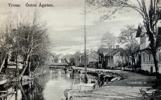 Trosa. Östra Ågatan 1908 Trosa. Östra Ågatan 1908