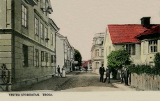 Trosa, Vestra Storgatan 1908 Trosa, Vestra Storgatan 1908