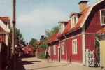 Trosa Västra Långgatan 1956 Trosa Västra Långgatan 1956