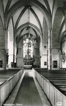 Örebro, Nikolaikyrkan, Interiör