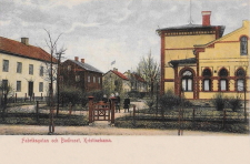 Fabriksgatan och Badhuset, Kristinehamn 1911 Fabriksgatan och Badhuset, Kristinehamn 1911