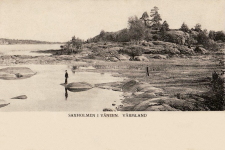 Kristinehamn, Saxholmen i Vänern, Värmland 1905 Kristinehamn, Saxholmen i Vänern, Värmland 1905