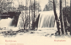 Björkforsen. Kristinehamn 1904