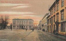 Kristinehamn, Södra Torget och Nya Kyrkogatan 1921