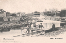 Kristinehamn, Parti af Hamnen 1904 Kristinehamn, Parti af Hamnen 1904
