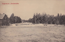 Kristinehamn, Skagersbrunn, Munkforsfallet 1908 Kristinehamn, Skagersbrunn, Munkforsfallet 1908