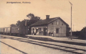 Köping, Munktorp Järnvägsstationen 1915 Köping, Munktorp Järnvägsstationen 1915