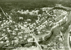 Norrmalm, Lindesberg, Flygfoto 1961 Norrmalm, Lindesberg, Flygfoto 1961