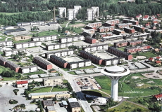 Örebro, Flygfoto över Svampen 1969 Örebro, Flygfoto över Svampen 1969