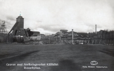 Gruvan med Anriktningsverket Källfallet, Skinnskatteberg 1934 Gruvan med Anriktningsverket Källfallet, Skinnskatteberg 1934