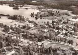 Flygfoto över Färna Bruk 1963 Flygfoto över Färna Bruk 1963