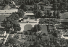 Skinnskatteberg, Herrgården, Färnabruk Flygfoto 1958