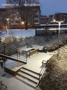 Baksidan av Kommunhuset i Lindesberg